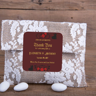 Adesivo Quadrado Casamento de Eternal Bond