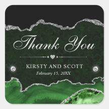 Casamento de mármore verde e prateado