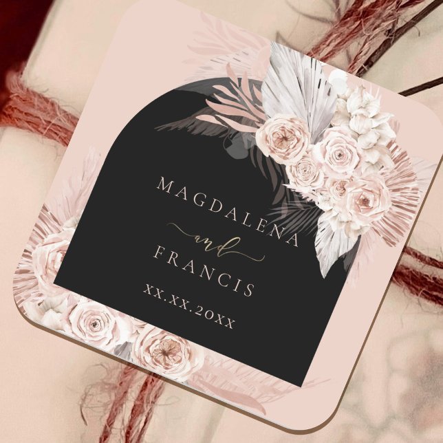 Adesivo Quadrado casamento do boho arca (Criador carregado)