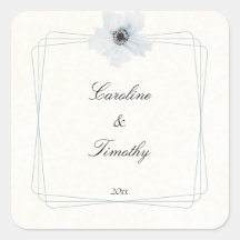 Casamento Floral com Anemone Geométrico Chic