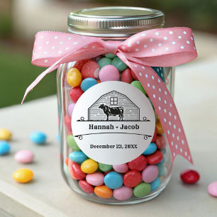 Adesivo Quadrado Casamento Rustic Ranch Western Country