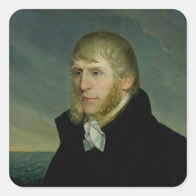 Adesivo Quadrado Caspar David Friedrich c.1810-20 (Frente)