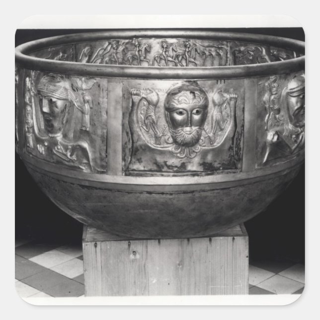 Adesivo Quadrado Cast of Gundestrup Cauldron (Frente)