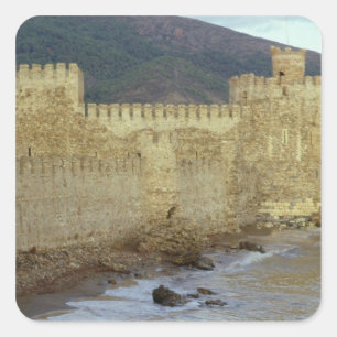 Adesivo Quadrado Castelo, construído pelos cruzadores