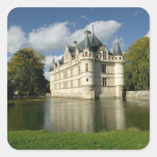 Adesivo Quadrado Castelo de Azay-le-Rideau, Indre-et-Loire, 2
