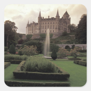 Adesivo Quadrado Castelo Dunrobin, Escócia
