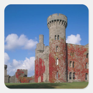 Adesivo Quadrado Castelo Penrhyn, Gwynedd, País de Gales 3
