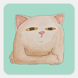 Adesivo Quadrado Cat Control