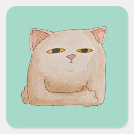 Adesivo Quadrado Cat Control