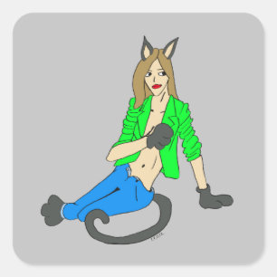 Adesivo Quadrado catadora