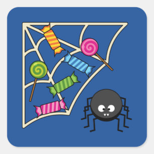 Adesivo Quadrado Catcher Spider