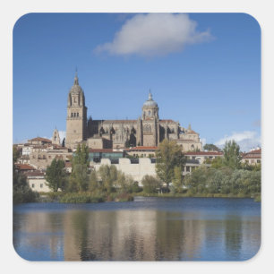 Adesivo Quadrado Catedrais de Salamanca e cidade