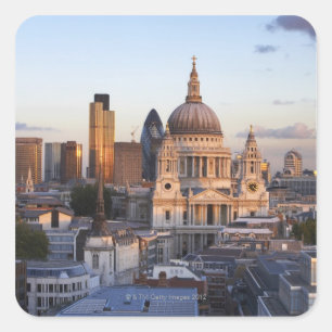 Adesivo Quadrado Catedral de Paul da rua