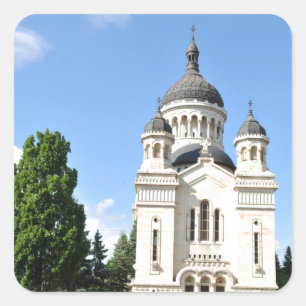 Adesivo Quadrado Catedral ortodoxo em Cluj Napoca, Romania