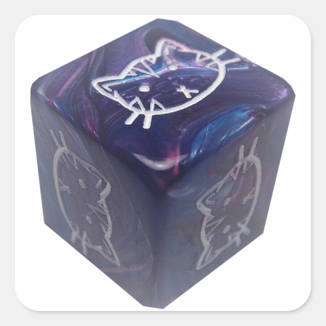 Adesivo Quadrado CATS&CATS 1c6 (Frente)