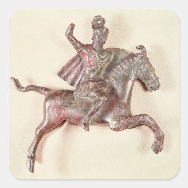 Adesivo Quadrado Cavaleiro (Frente)