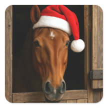 Cavalo de Natal na Janela do Estábulo