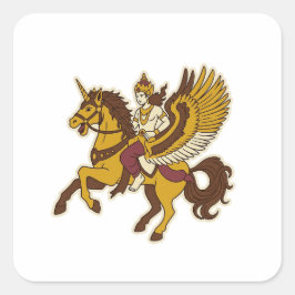 Adesivo Quadrado Cavalo Sembrani