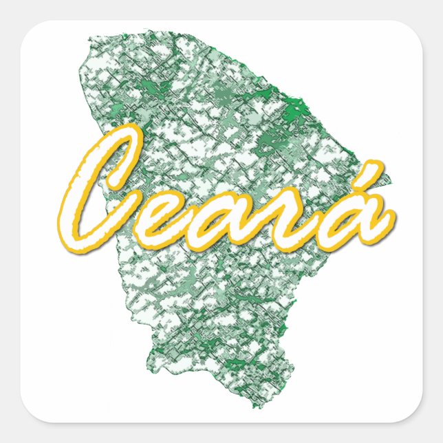 Adesivo Quadrado Ceara (Frente)