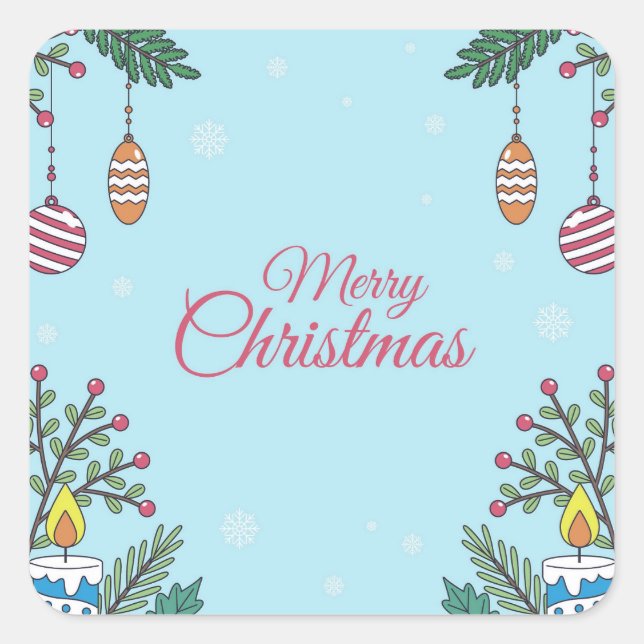 Adesivo Quadrado Celebrar conosco (Frente)