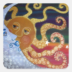 Adesivo Quadrado Celestial