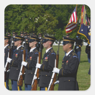 Adesivo Quadrado Cemitério Nacional de Arlington, Arlington,