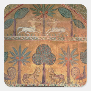 Adesivo Quadrado Cena com Centauros, da Sala do Rei Ruggero