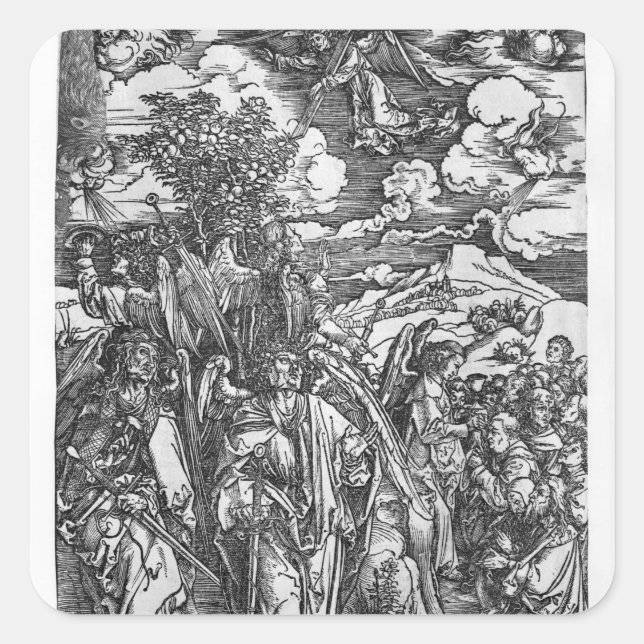 Adesivo Quadrado Cena do Apocalipse (Frente)