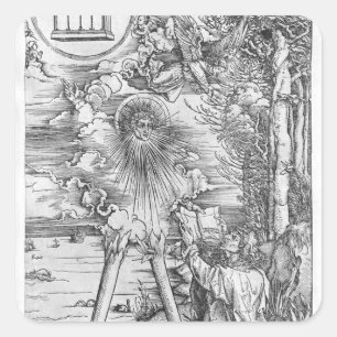 Adesivo Quadrado Cena do apocalipse 2