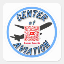 Center of Aviation Stickers - Canal do YouTube