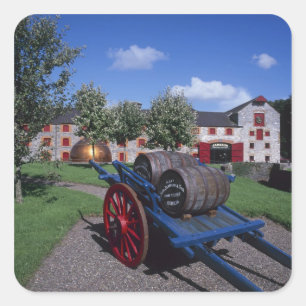 Adesivo Quadrado Centro de Património do Whisky Jameson, Midleton,