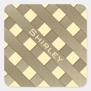 Adesivo Quadrado Cerca da estrutura por Shirley Taylor