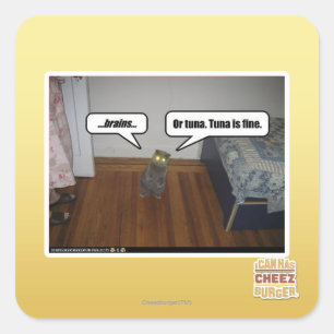 Adesivo Quadrado cérebro