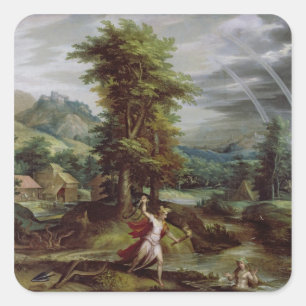 Adesivo Quadrado Ceres e Cyane