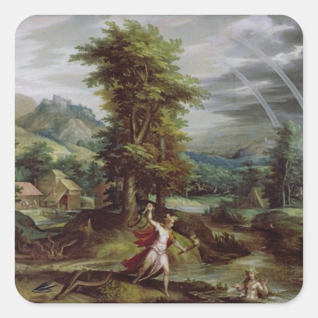 Adesivo Quadrado Ceres e Cyane (Frente)