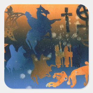 Adesivo Quadrado Cerimónia Pictish