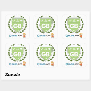 Adesivo Quadrado Certificado Cinturão Verde - GLSS.app