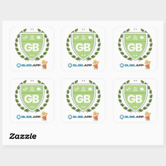 Adesivo Quadrado Certificado Cinturão Verde - GLSS.app