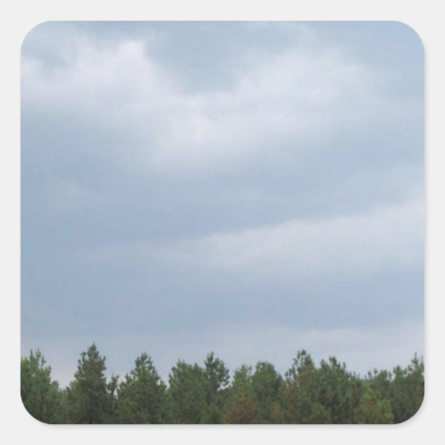 Adesivo Quadrado Céu e Nuvens (Frente)