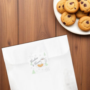 Adesivo Quadrado Chá de Bebê Cookies & Cocoa