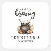 Chá de Bebê de Halloween 'Baby Is Brewing'