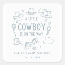 Chá de Bebê do Pequeno Cowboy