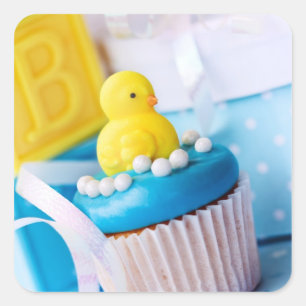 Adesivo Quadrado Chá de fraldas