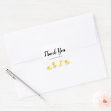 Chá de fraldas De Aquarela De Patos Cujos Agradeci