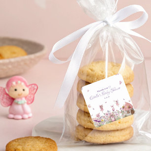 Adesivo Quadrado Chá de fraldas de Queijos