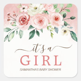 Adesivo Quadrado Chá de fraldas Rosa Rosa Rosa-Rosa-Rosa-Rosa-Cria