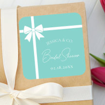 Chá de Noiva Elegante Laço de Fita Branco Bride & 