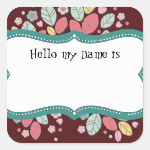 Adesivo Quadrado Chá de panela da ventoinha branca