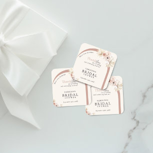 Adesivo Quadrado Chá de panela de Arco Moderno Floral de Boho Water