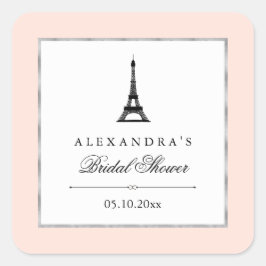 Adesivo Quadrado Chá de panela de Paris Elegance